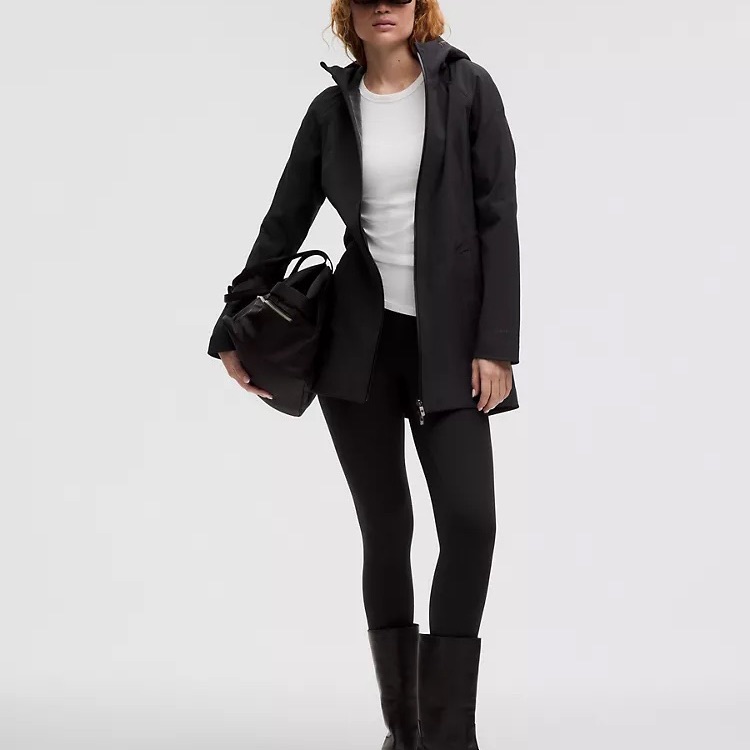 Lululemon Repelshell Rain Jacket-Black-Nwt